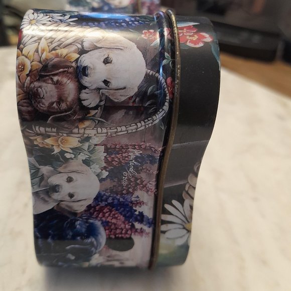 The Tin Box Company 2001 Bone Shaped Tin 7" length 2" Deep - Picture 4 of 10